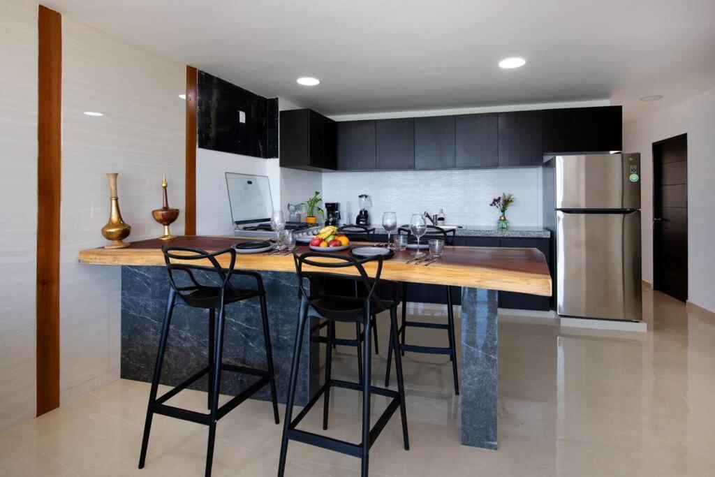 Amara, Depa Con Vista Al Mar Apartment Канкун Екстериор снимка